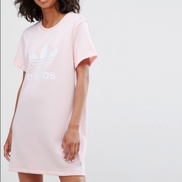 adidas Dresses & Skirts - Adidas Pink Tee Dress Size XS